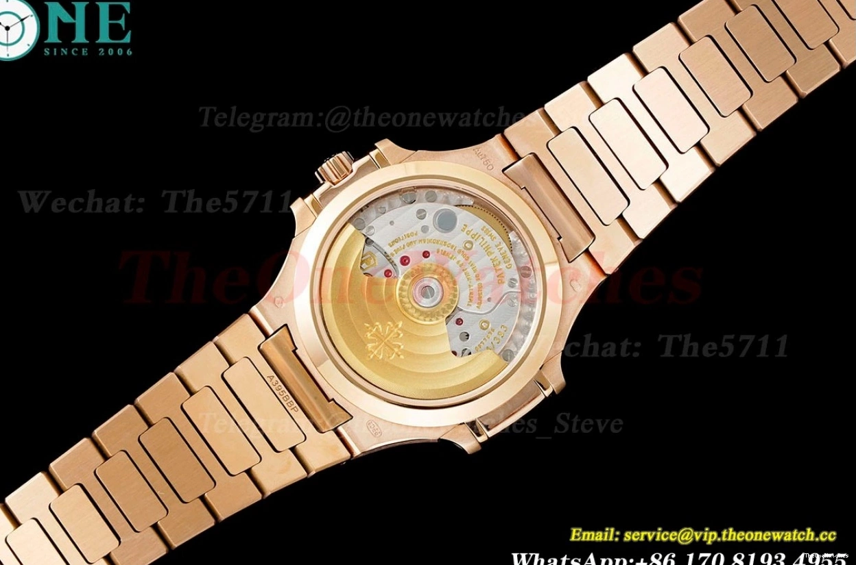 RG 324SC 35mm RG White Textured 7118 Dial PPF Nautilus 0402